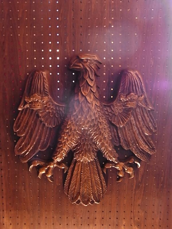 eagle emblem wall ornament