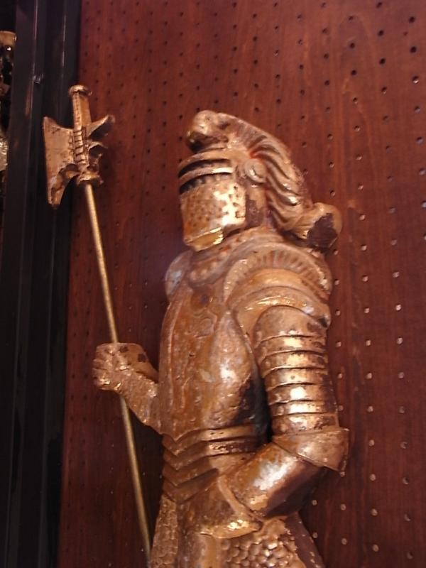 インテリア騎士、武器、盾のエンブレム、壁掛け、盾壁飾り　LCM 6116（2）