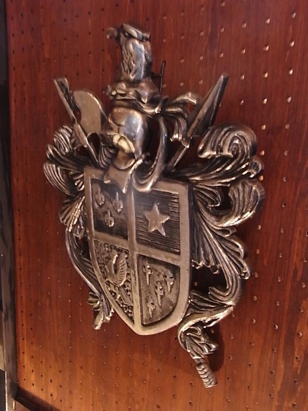 インテリア騎士、紋章のエンブレム、壁掛け、盾壁飾り　LCM 6037（2）