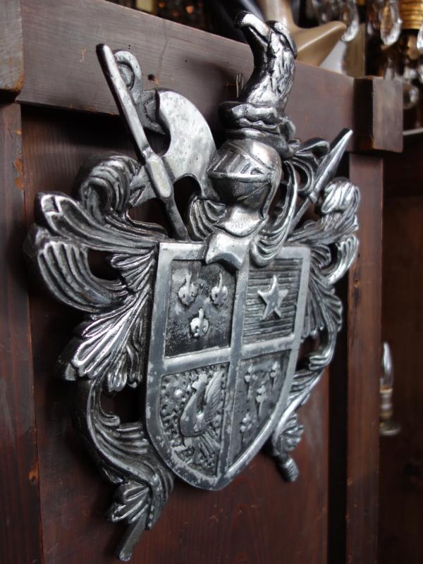 インテリア騎士、紋章のエンブレム、壁掛け、盾壁飾り　LCM 6037（7）