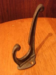 Italian brass hat coat hook