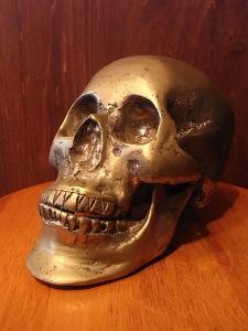 Italian brass skull