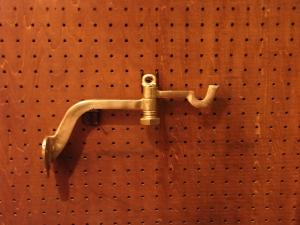 Italian brass wall hook