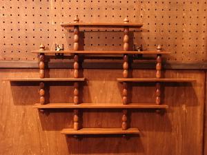 wood display wall shelf