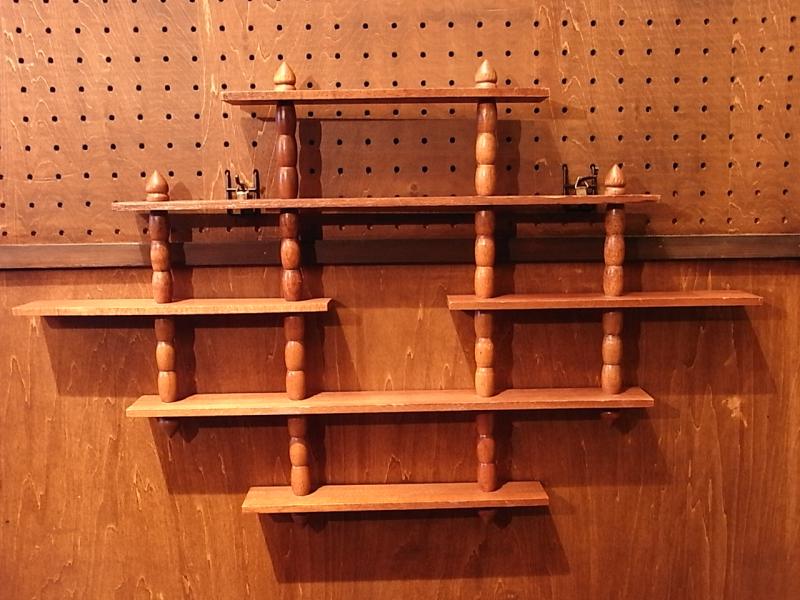 wood display wall shelf