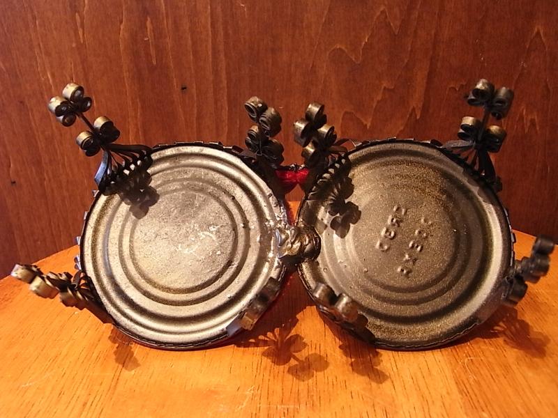 ビンテージミニ椅子、ミニチュアチェア、レトロドール用チェア、ベルベットアクセサリー置き、缶アート置きもの LCM 6067(5)