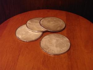 Italian silver shell coaster（4点あり）