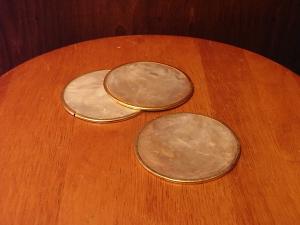 Italian gold shell coaster（3点あり）