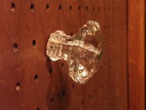 Italian glass cabinet knob