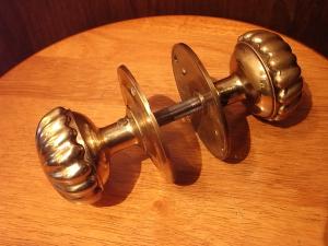 Italian brass door knob