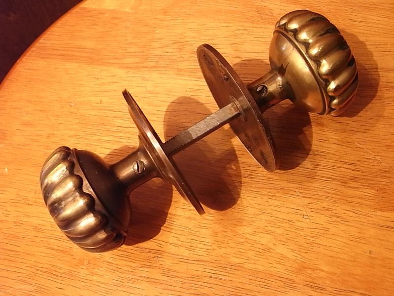 Italian brass door knob