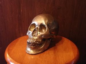 Italian brass skull