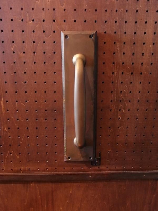 Italian brass door handle