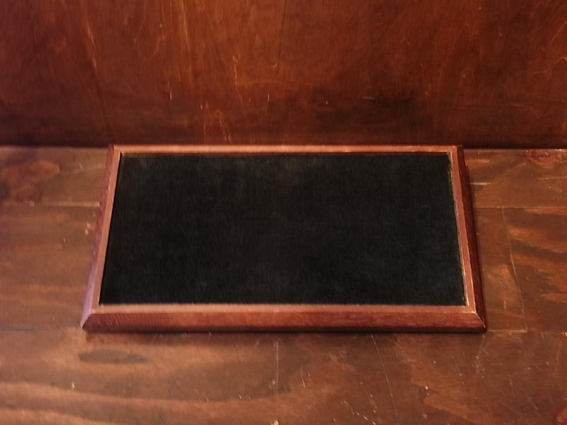 wood accessory display tray