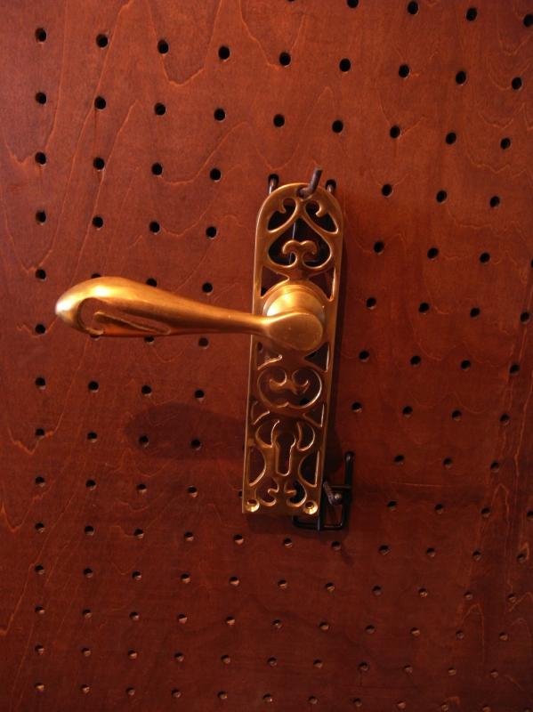イタリア製アンティークレバーハンドル　真鍮ドア取っ手　家具パーツ ハードウエア　LCM 6195（6）