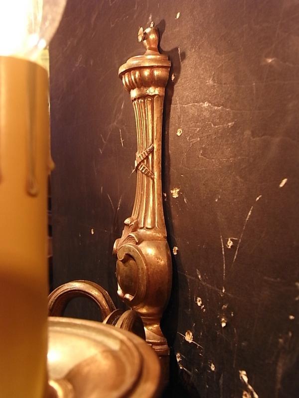 フランス製真鍮ブラケット、壁ブラケット照明、ウォールランプ、ライト　LCB 0531（7）