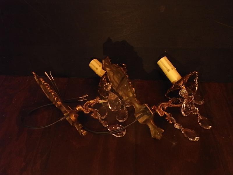 フランス製真鍮ブラケット、壁ブラケット照明、ウォールランプ、ライト　LCB 0548（6）