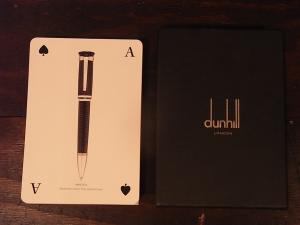 dunhill playing cards & case