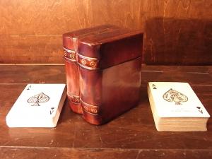 playing cards 2DECKS & Italian leather case