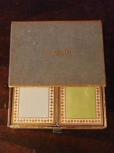 TIFFANY playing cards 2DECKS & case