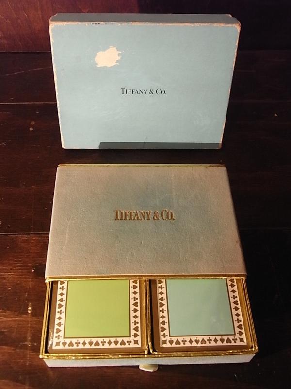 TIFFANY playing cards 2DECKS & BOX（2DECKとも未開封）