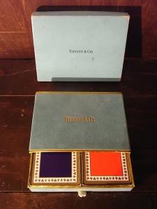 TIFFANY playing cards 2DECKS & BOX