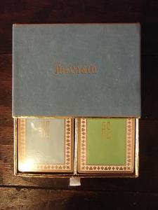 TIFFANY & AS playing cards 2DECKS & case（カードどちらも未開封）