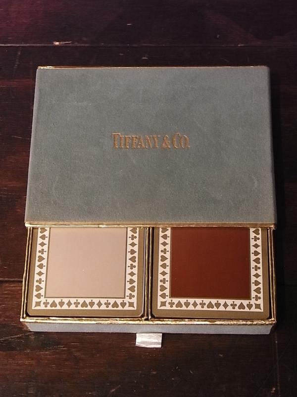 TIFFANY playing cards 2DECKS & case