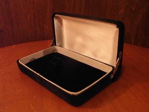 black velvet jewelry  display case