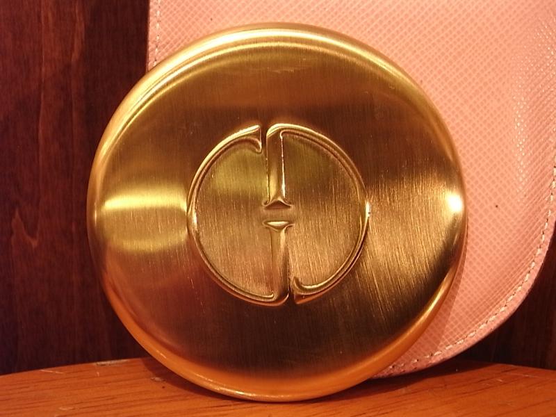 ピンク革ケースGUCCIハンドミラー、グッチミニミラー BCM 0245(4)
