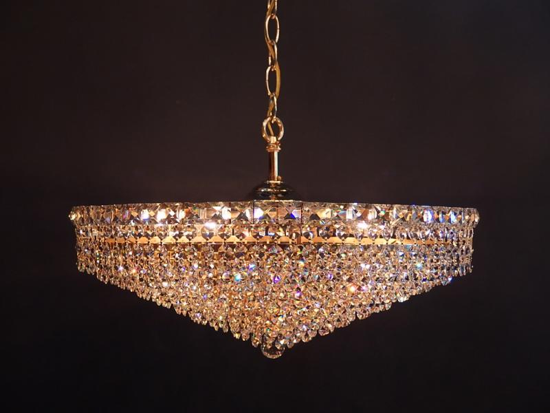 Czech Crystal Chandelier 5灯