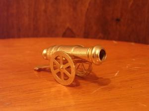 Italian mini brass cannon