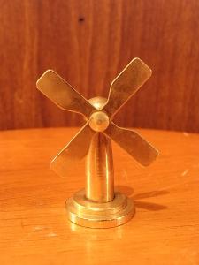 Italian mini brass windmill