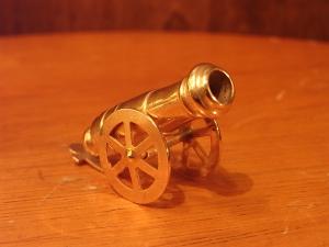 Italian mini brass cannon