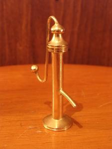 Italian mini brass water tower