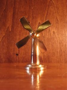 Italian mini brass windmill