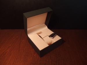 green GUCCI watch display case