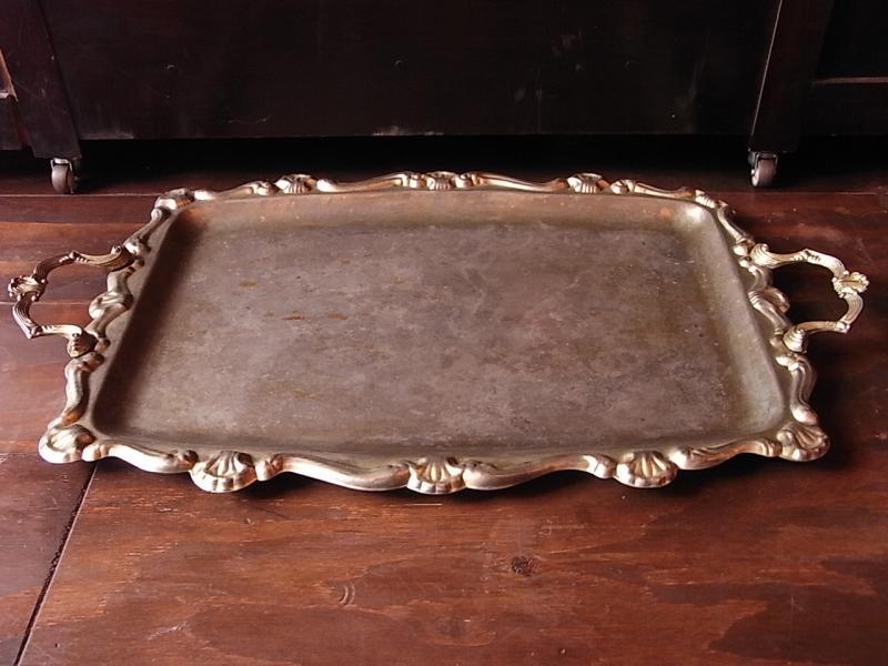 silver tray