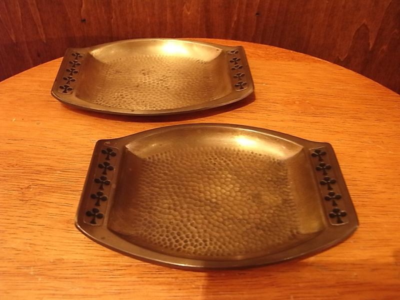 Italian brass CLUBS tray（2点あり！）