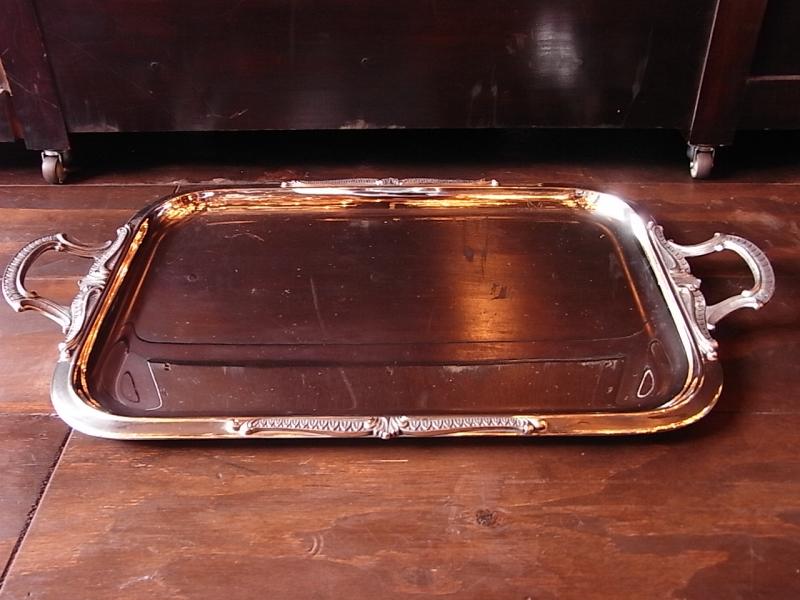 silver tray