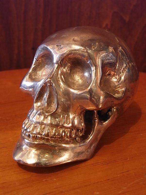 Italian silver skull