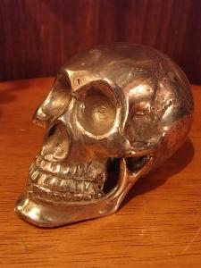 Italian silver skull