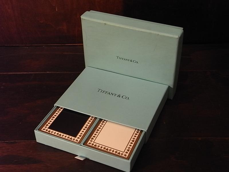 TIFFANY playing cards 2DECKS & BOX