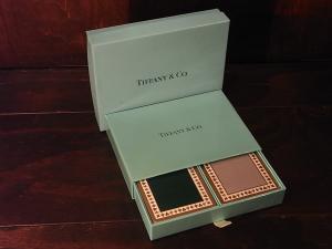 TIFFANY playing cards 2DECKS & BOX（薄紫色のDECKは未開封）