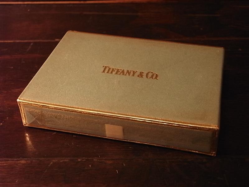 TIFFANY playing cards 2DECKS & case(白×黒DECK/ケースごと未開封)