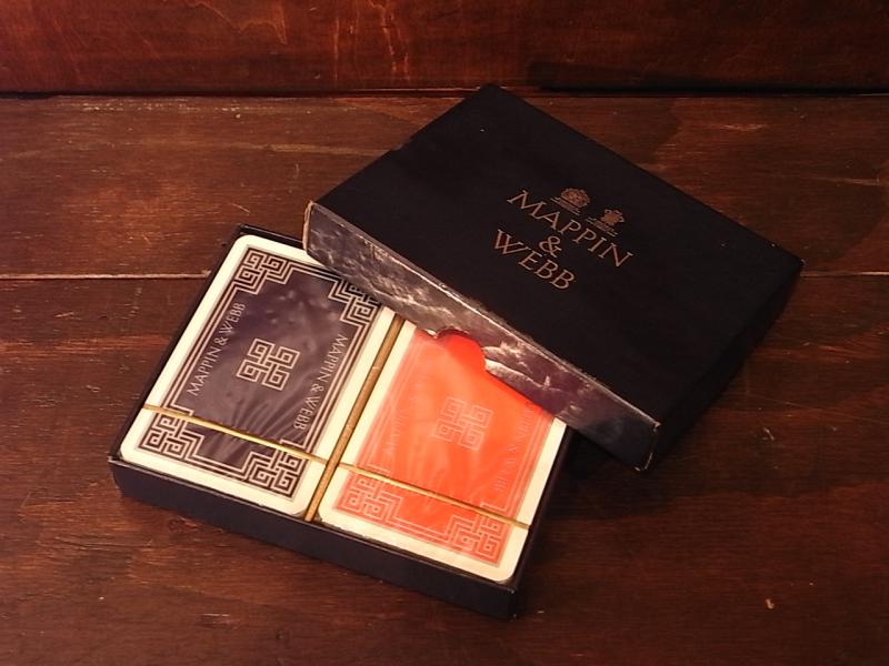 MAPPIN & WEBB playing cards 2DECKS & BOX（2DECKとも未開封）