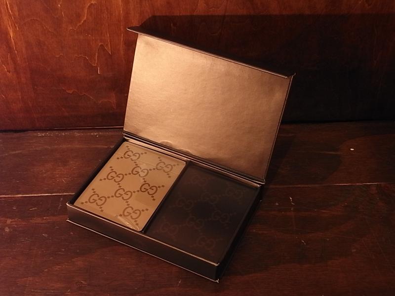 GUCCI playing cards 2DECKS & case