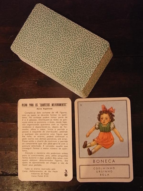 ポルトガル語フルーツカード、果物教材カード、ビンテージ絵柄カードセット　BCM 0095（6）