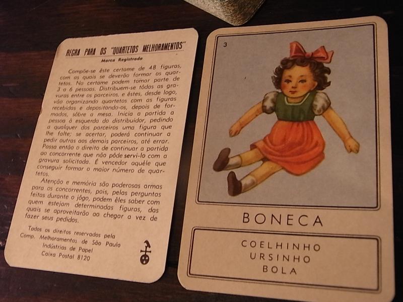 ポルトガル語フルーツカード、果物教材カード、ビンテージ絵柄カードセット　BCM 0095（7）