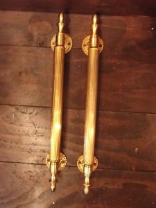 Italian brass door handle